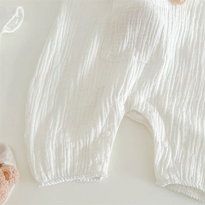 3Pcs Muslin Baby Jumpsuit