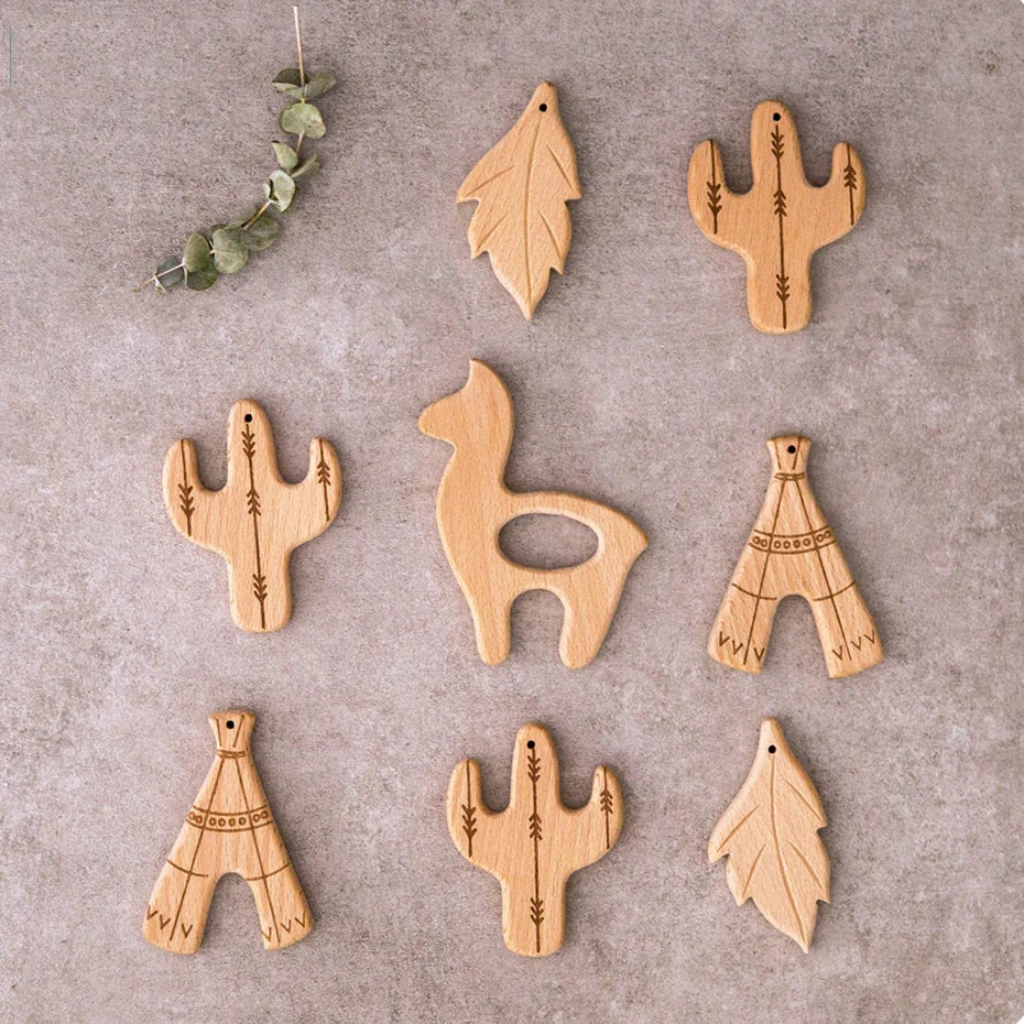 Wooden Teether Animal