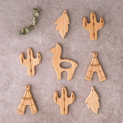 Wooden Teether Animal