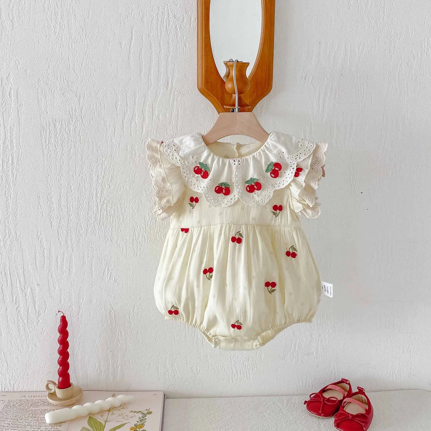 Baby Clothes Lace Collar Bodysuit