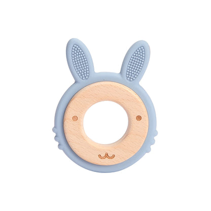 Silicone Wood Ring Teether