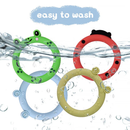 Cartoon Leaf Baby Silicone Teether