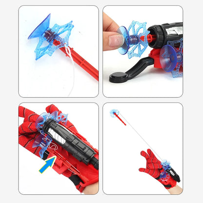 Superhero Launcher with Silk Glove Spiders Web