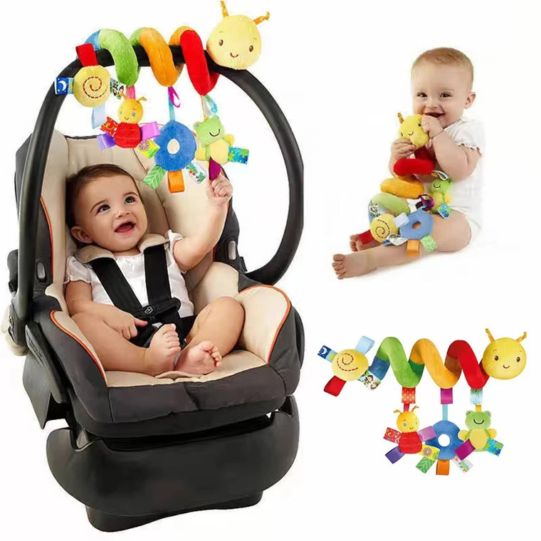 Sensory Baby Plush Rattle Toy