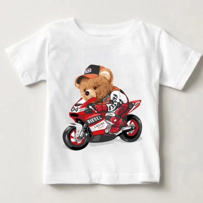 Cute Bear Boys Girls T-shirt