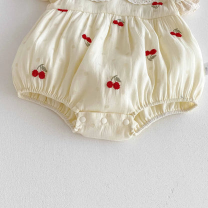 Baby Clothes Lace Collar Bodysuit