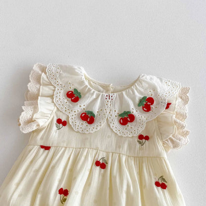Baby Clothes Lace Collar Bodysuit