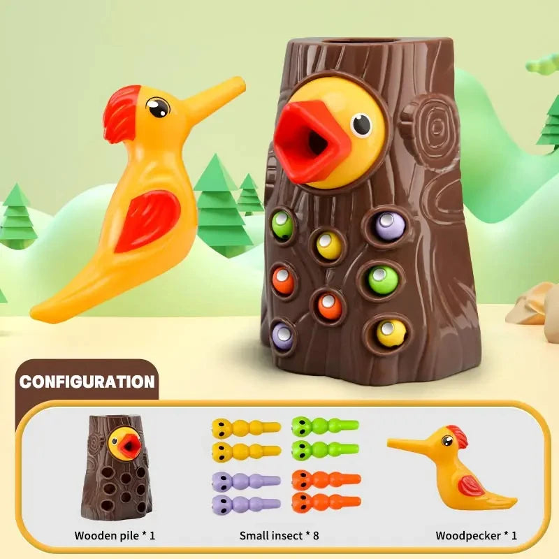 Woodpecker Magnetic Catch Worm
