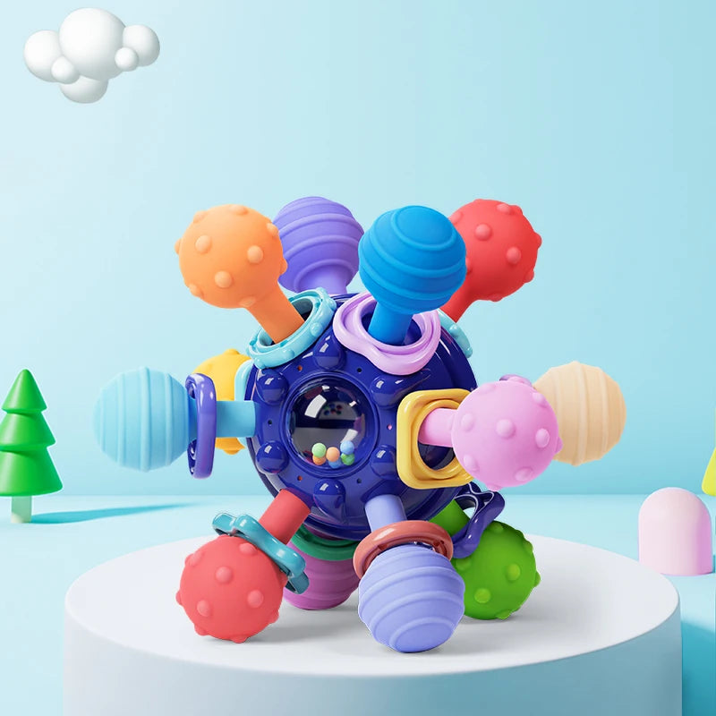 Silicone Baby Rattle Balls