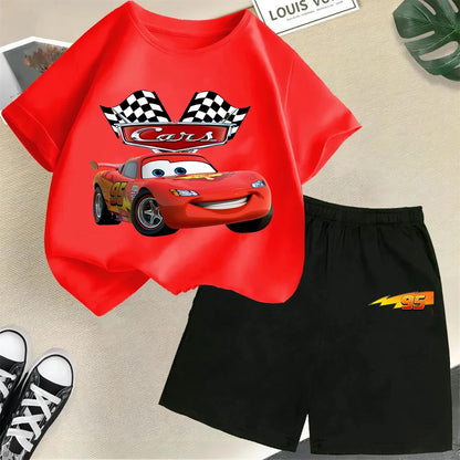 2025 Disney Cars Kids T-shirt Set