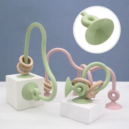Wood Ring Soft Silicone Teether