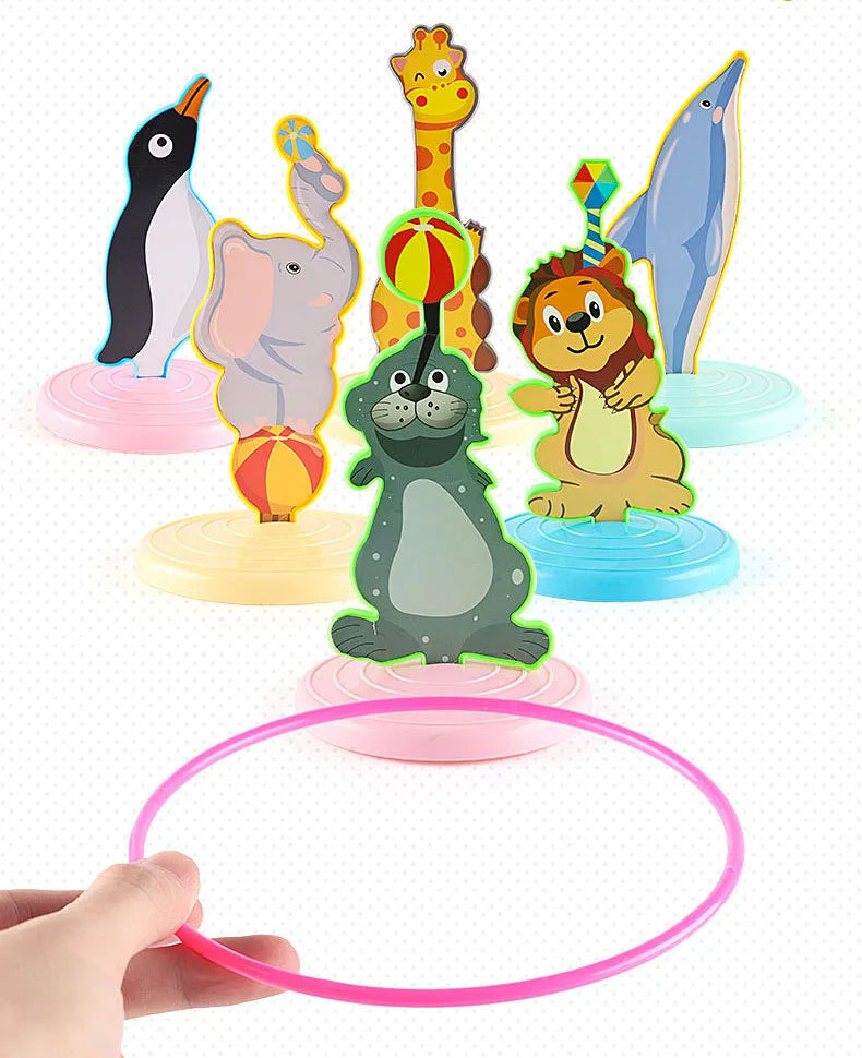 Children Throw Circle Game
