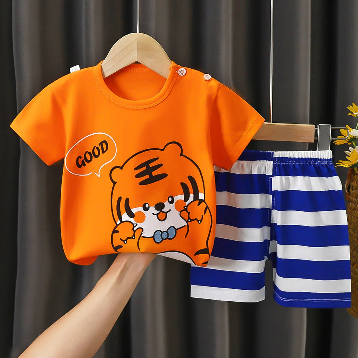 Cartoon Printed Clothing Pure Cotton Home Clothes