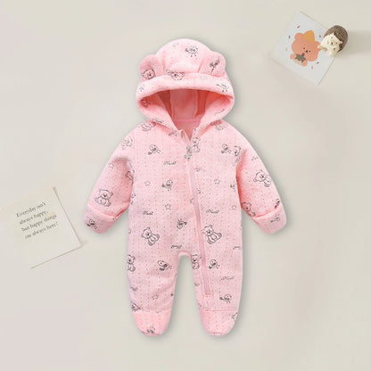AYNIGIELL 0-12M Cartoon Newborn Bodysuit