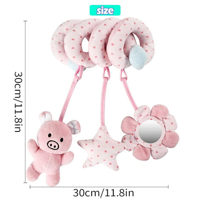 Sensory Baby Plush Rattle Toy