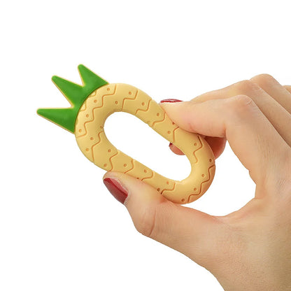 Cartoon Leaf Baby Silicone Teether