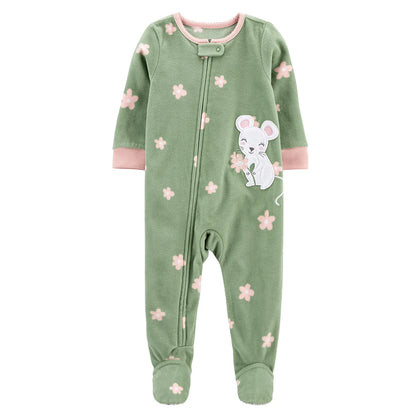 Winter Warm Newborn Romper Pajamas