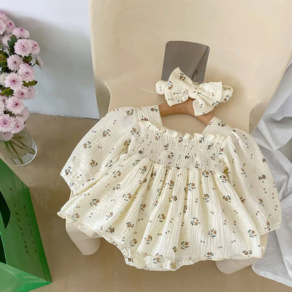 Baby Bodysuits Floral Girls