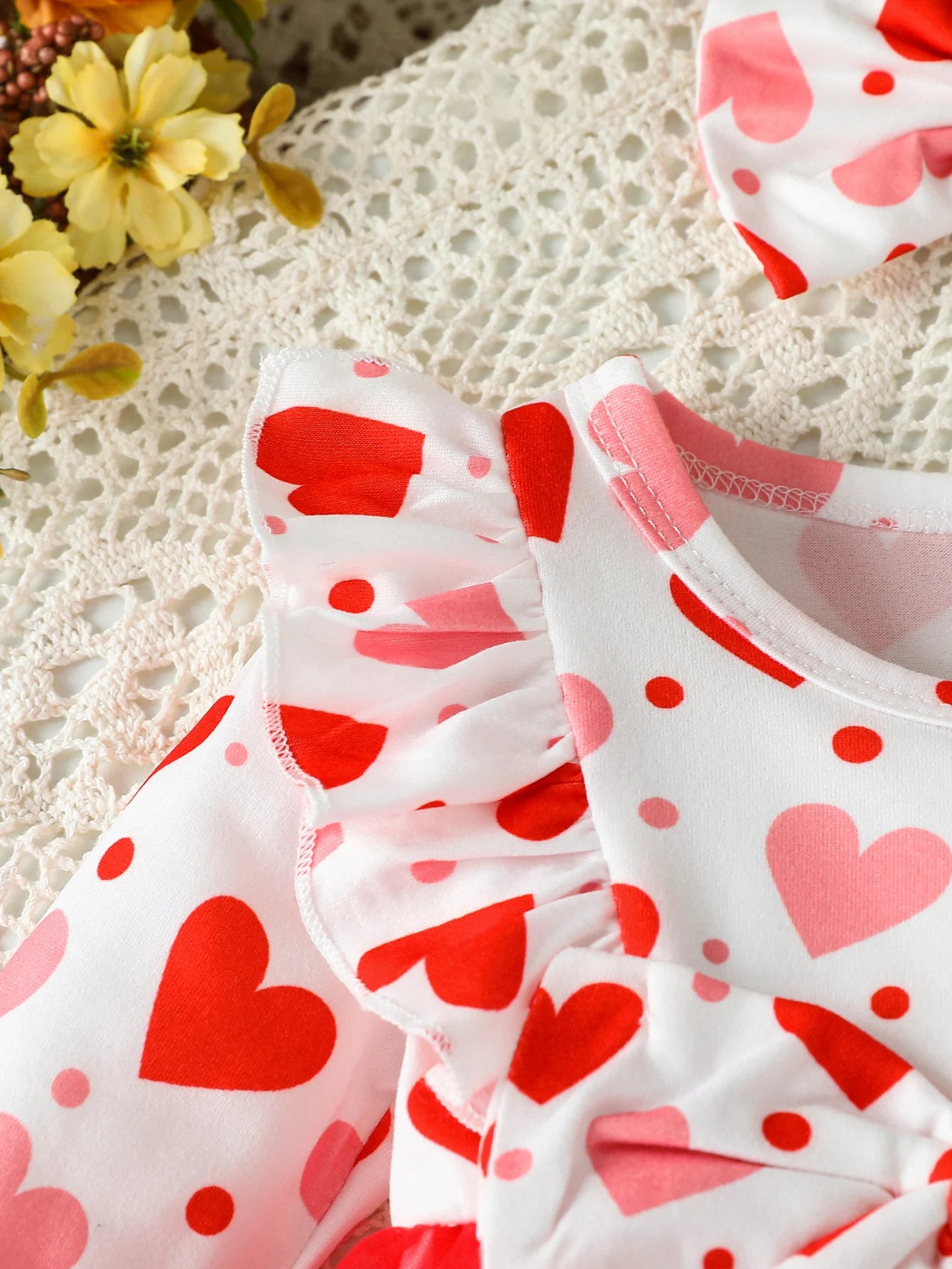 2Pcs Newborn Infant  All Seasons Baby Girls Rompers