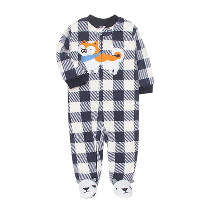 Winter Warm Newborn Romper Pajamas