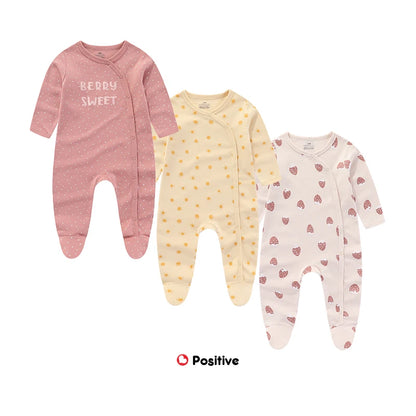3PCS/Set Autumn Unisex Baby Rompers