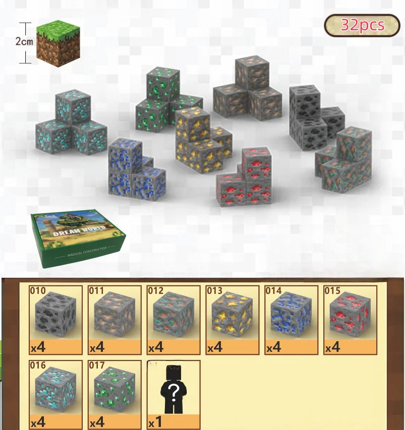 Magnetic World Building Blocks