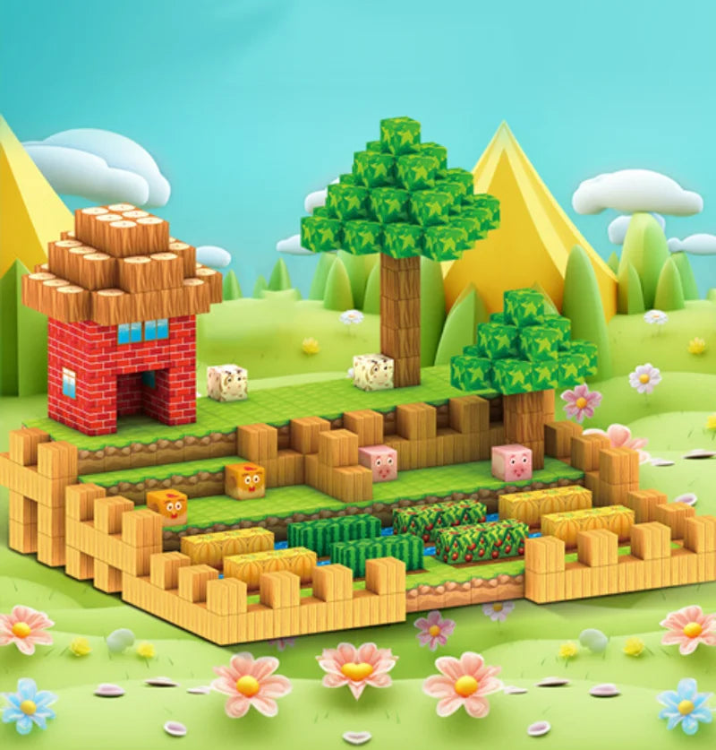 100pcs Magnetic Blocks