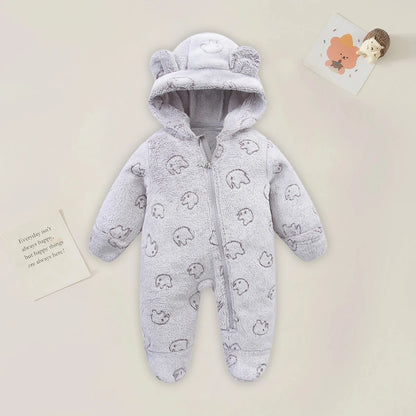 AYNIGIELL 0-12M Cartoon Newborn Bodysuit