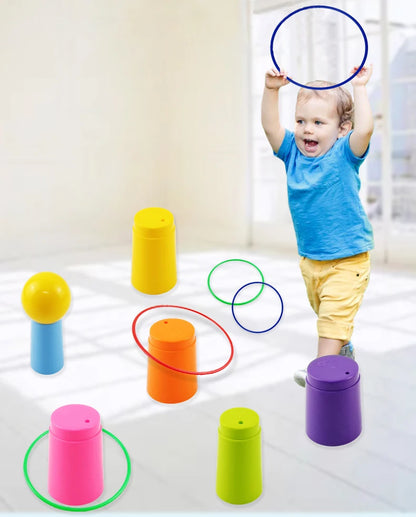 Children Throw Circle Game