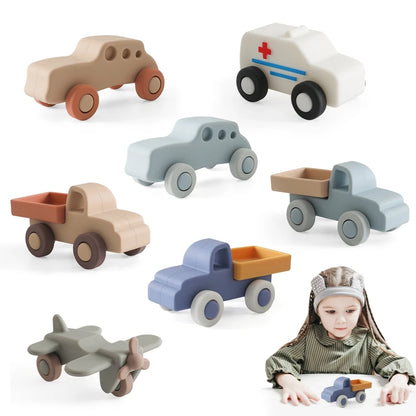 Baby Silicone Teether Cartoon Car