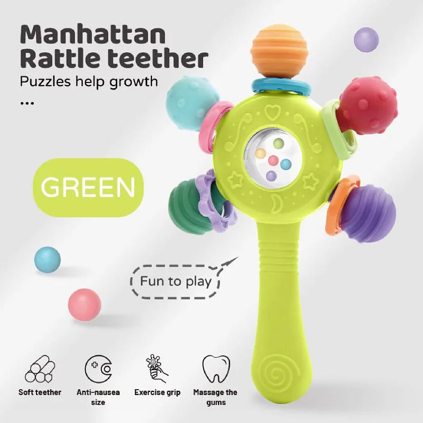 Silicone Baby Rattle Balls