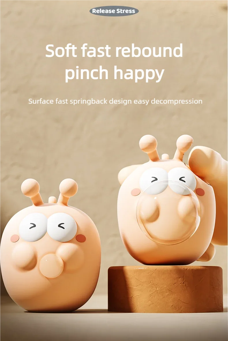 Cute Animal Spitting Bubbles Squish Squeeze Toy