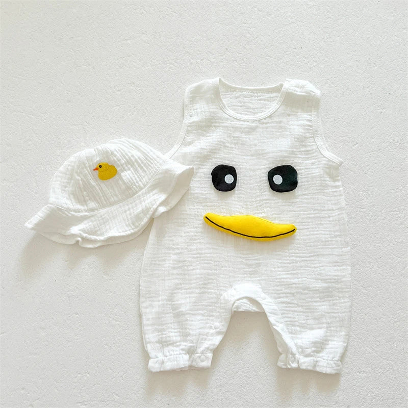 3Pcs Muslin Baby Jumpsuit
