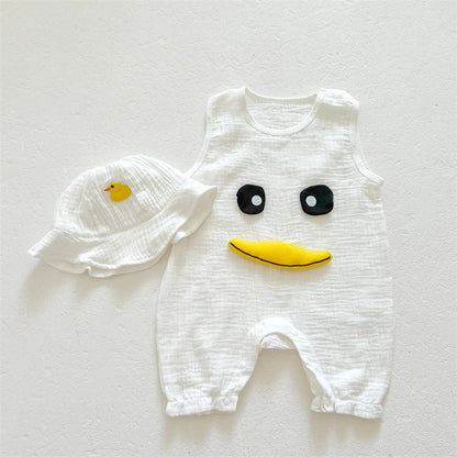 3Pcs Muslin Baby Jumpsuit