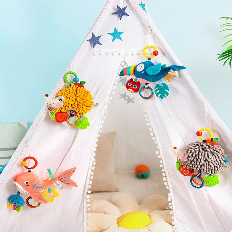 Rattles Crinkle Squeaky