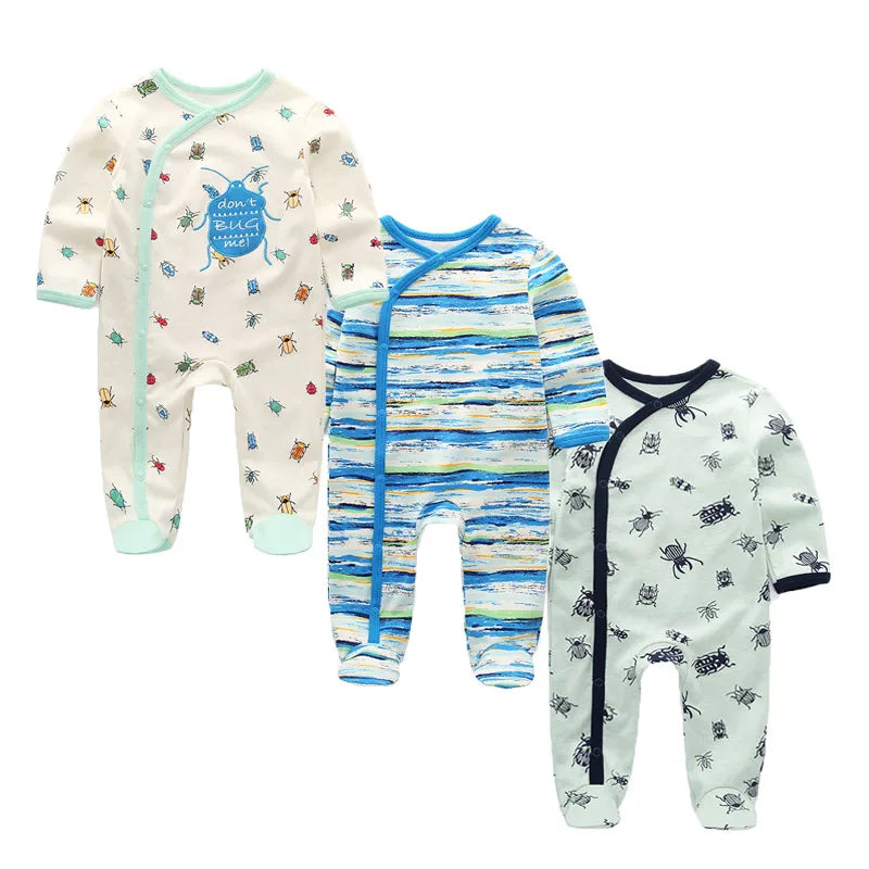 3PCS/Set Autumn Unisex Baby Rompers