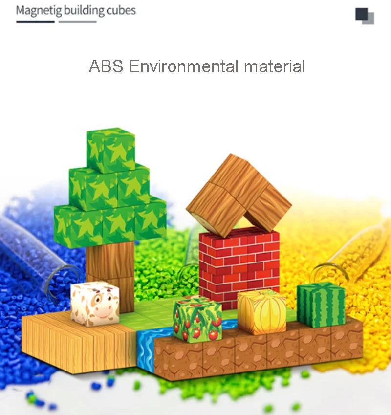 100pcs Magnetic Blocks