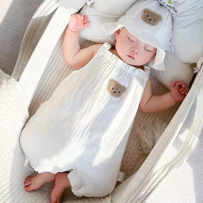 3Pcs Muslin Baby Jumpsuit