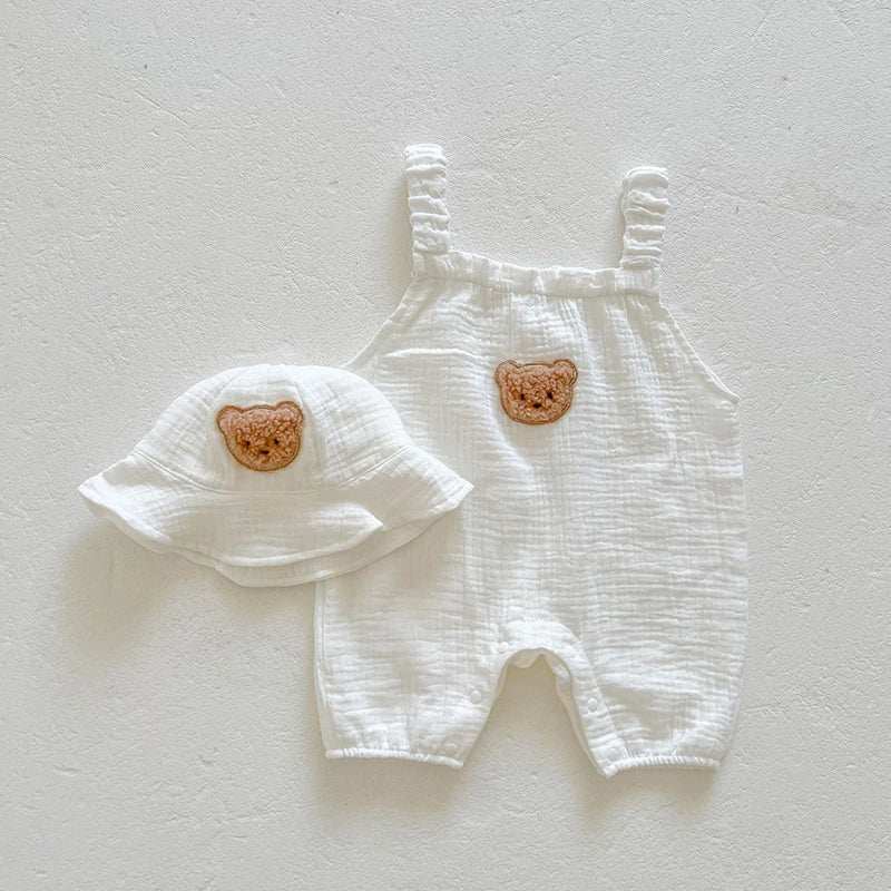 3Pcs Muslin Baby Jumpsuit
