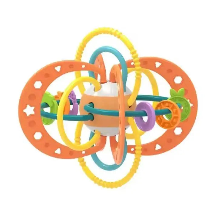 Sensory Baby Teether Rattle Hand Grip