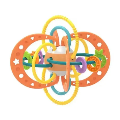 Sensory Baby Teether Rattle Hand Grip