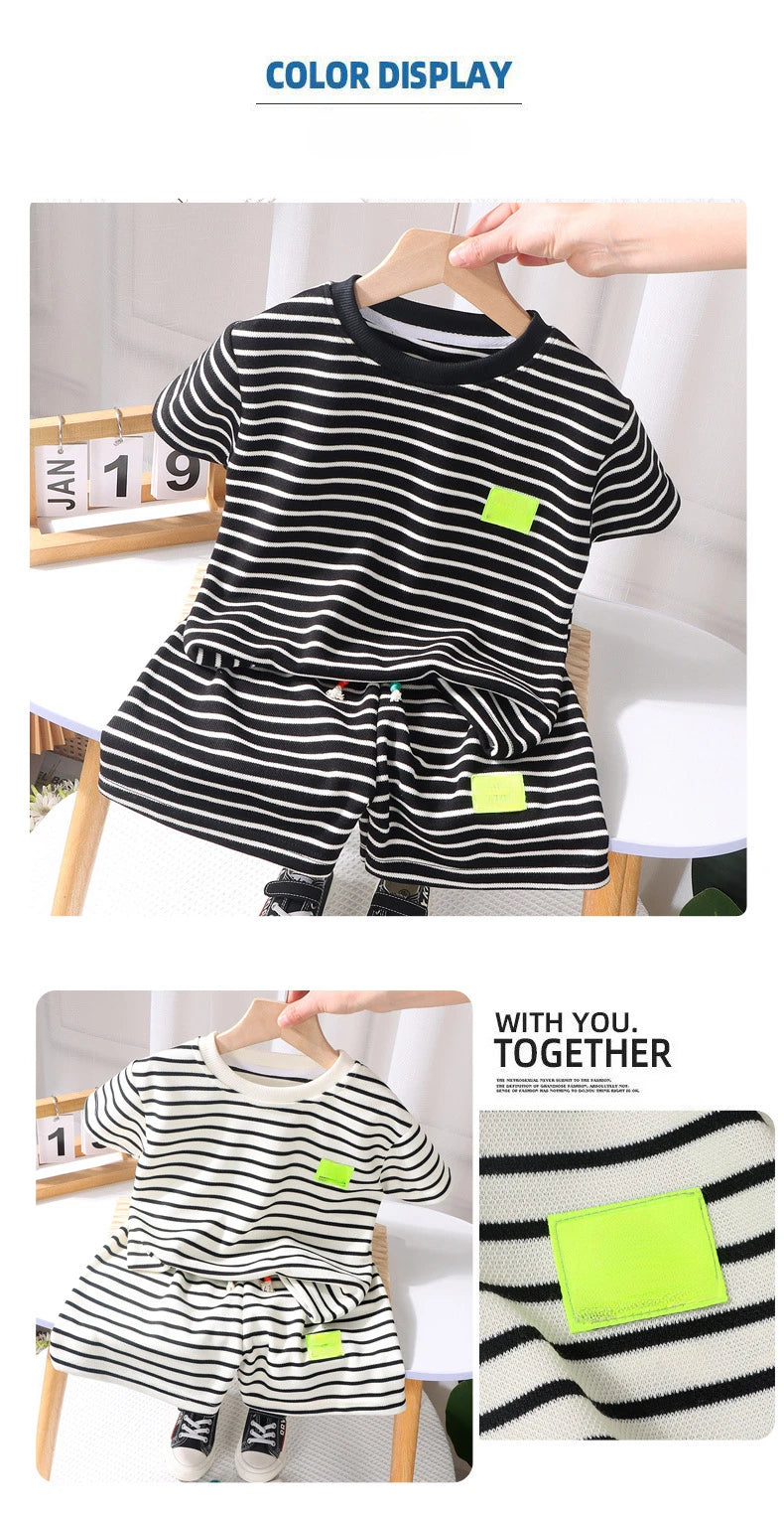 Short Sleeve Shorts Sets Summer