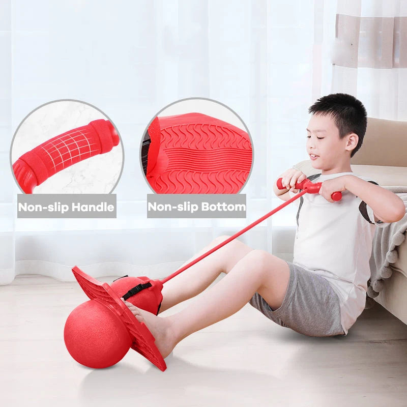Bouncing Ball with Handle and Pump