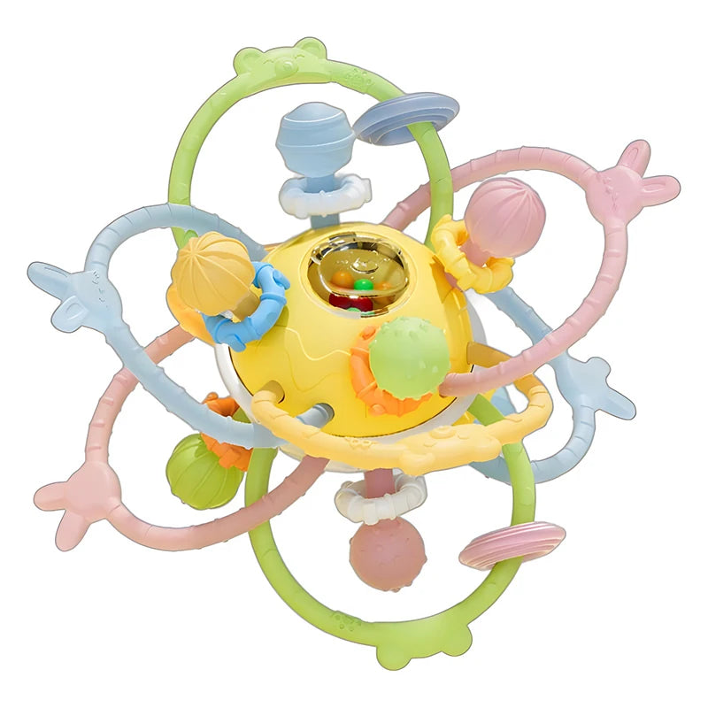 Sensory Baby Teether Rattle Hand Grip