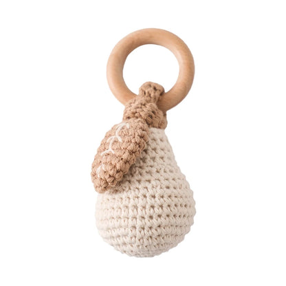 Crochet Animal Bear Rattle Toy