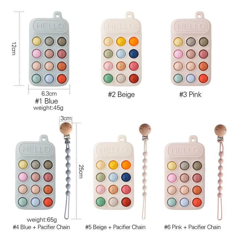 Baby Silicone Teether Cartoon Car