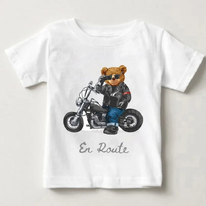 Cute Bear Boys Girls T-shirt