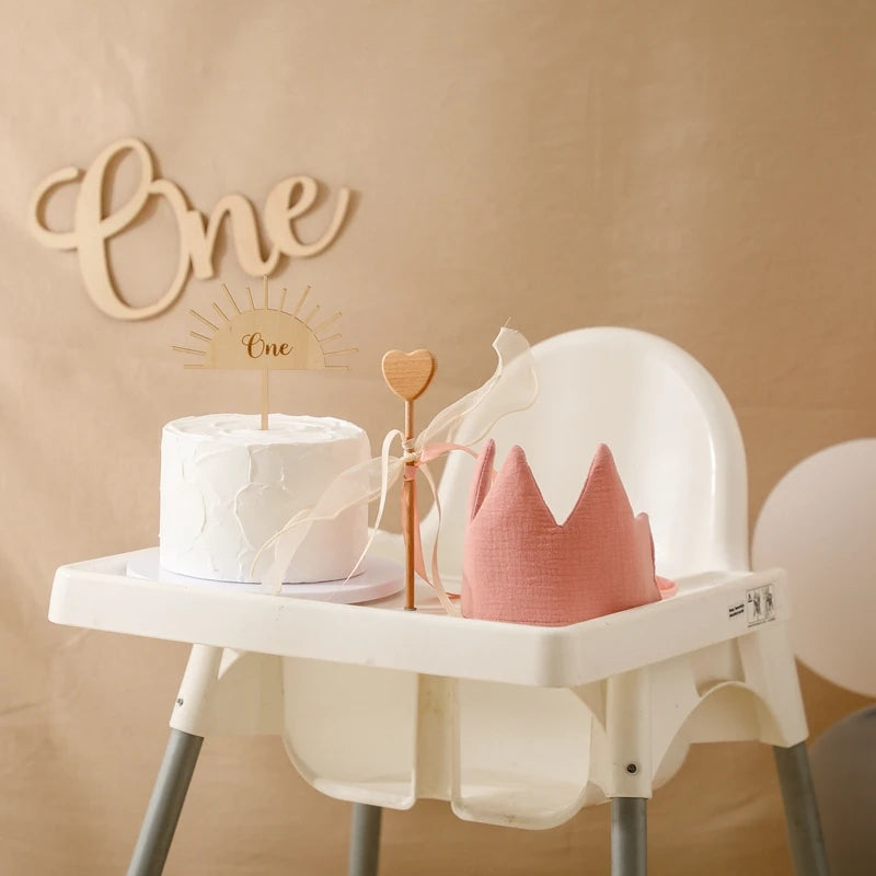 Baby Birthday Hat Set