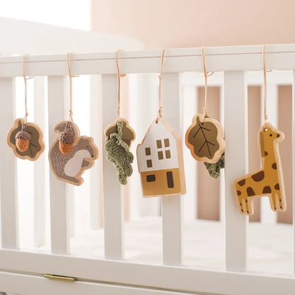 Wooden Mobile Crib