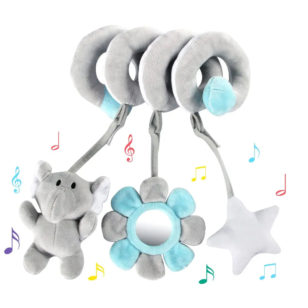 Sensory Baby Plush Rattle Toy